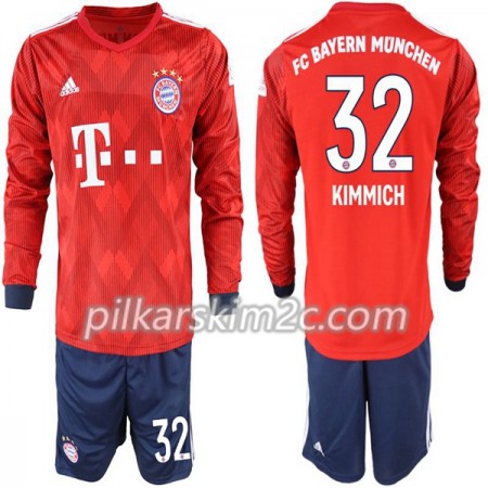 Koszulka Bayern Monachium Joshua Kimmich 32 Dziecięca Główna 2018-2019 - Koszulki Piłkarskie(L/S)